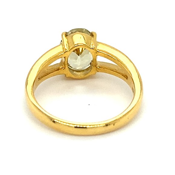 Certified Grossular 2.30ct Solid 18K Gold Ring - Picture 4 of 7